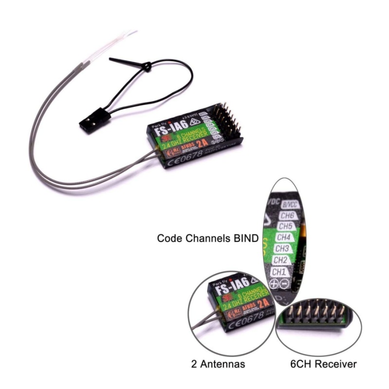 Odbiornik Flysky FS-IA6 6-kana – Drone Racing Receiver recenzja i cena