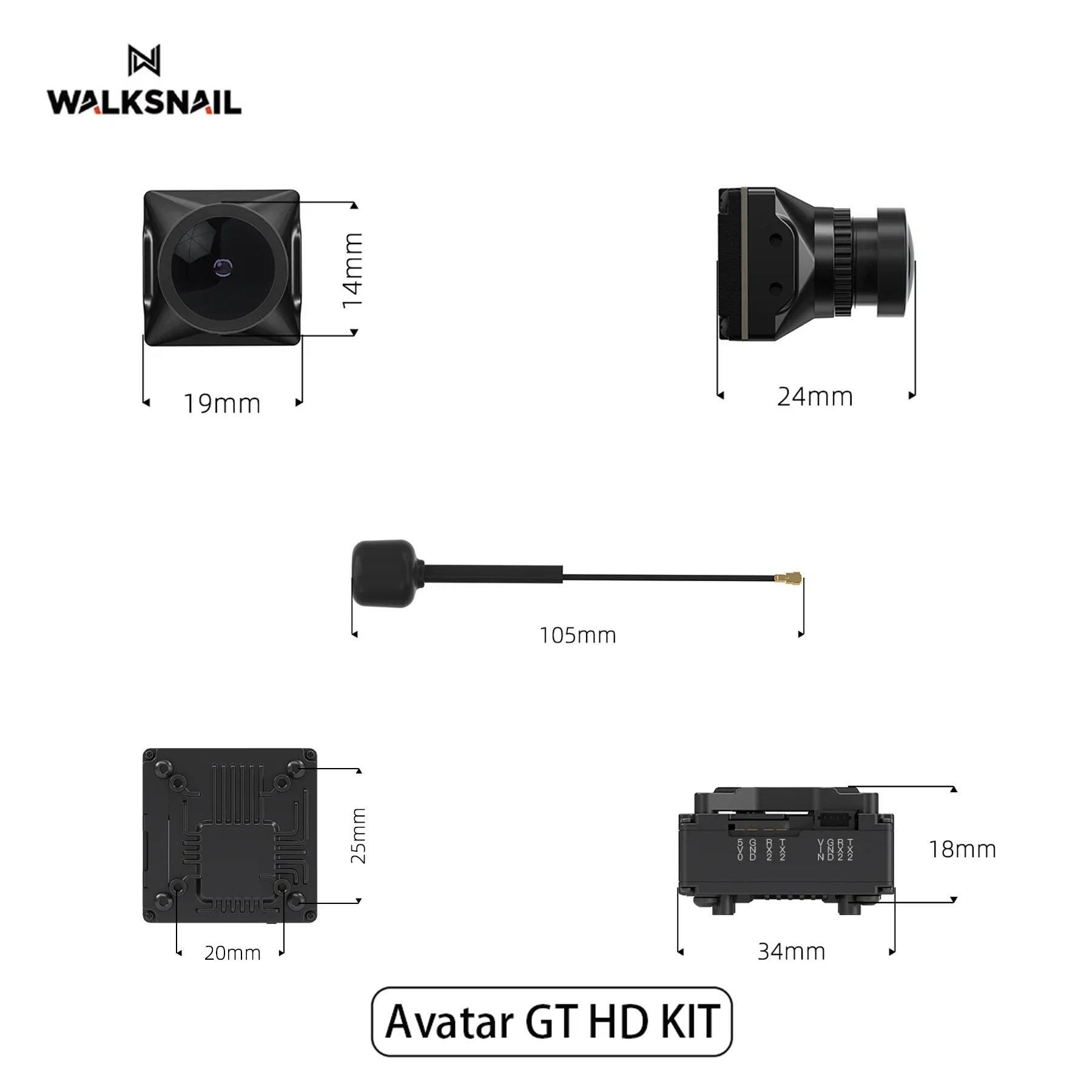 Walksnail Avatar GT HD KIT 2W  – Drone Racing Vtx recenzja i cena