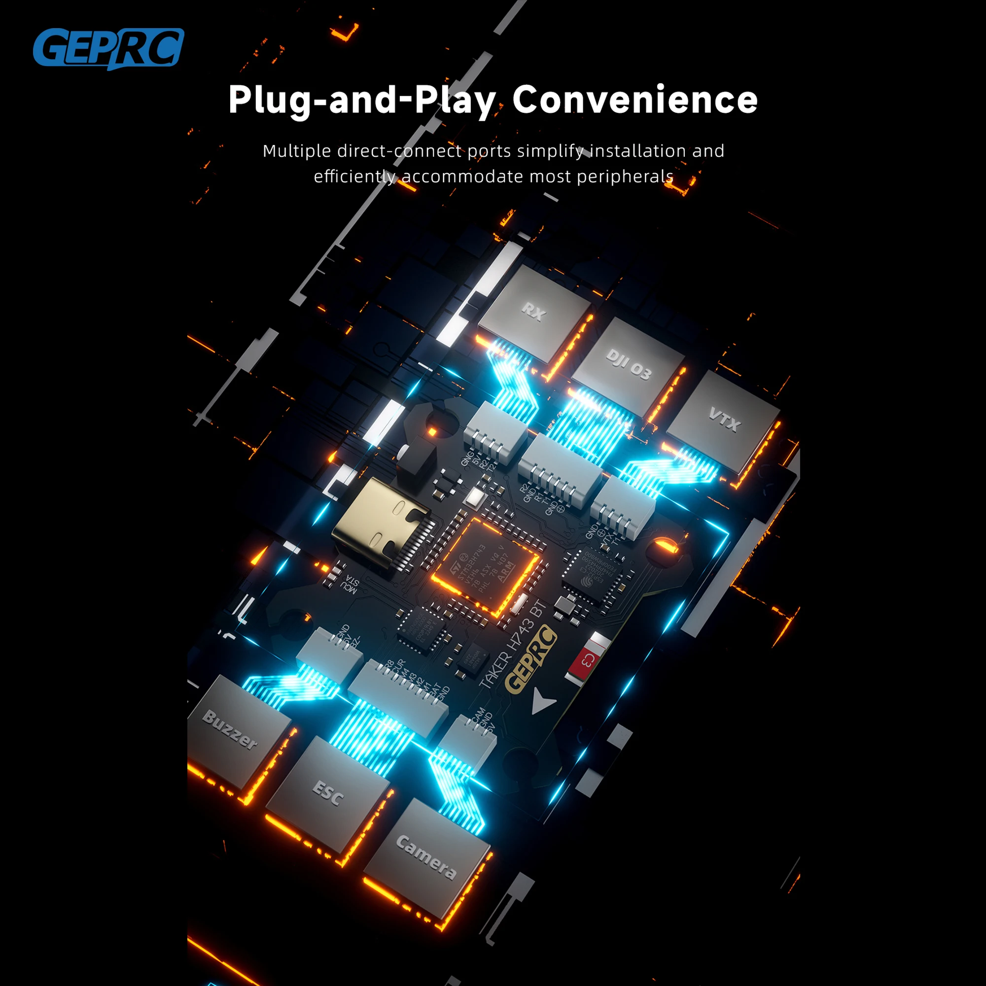GEPRC TAKER H743 BT 32-bitowy  – Drone Racing Esc recenzja i cena