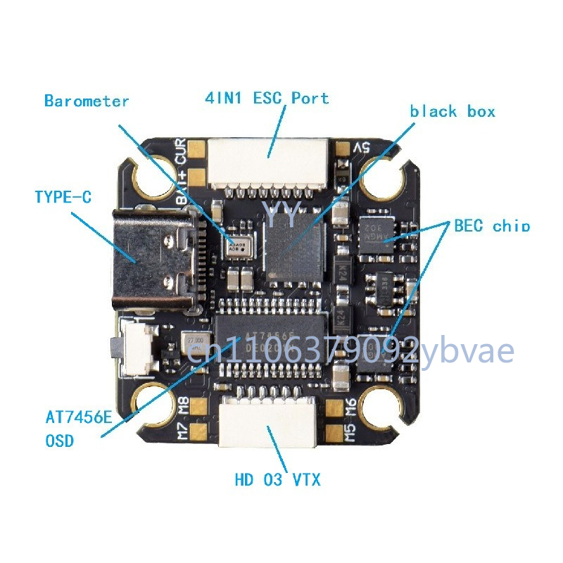 Moduł kontrolera lotu F405 V2  – Drone Racing Flight Controller recenzja i cena