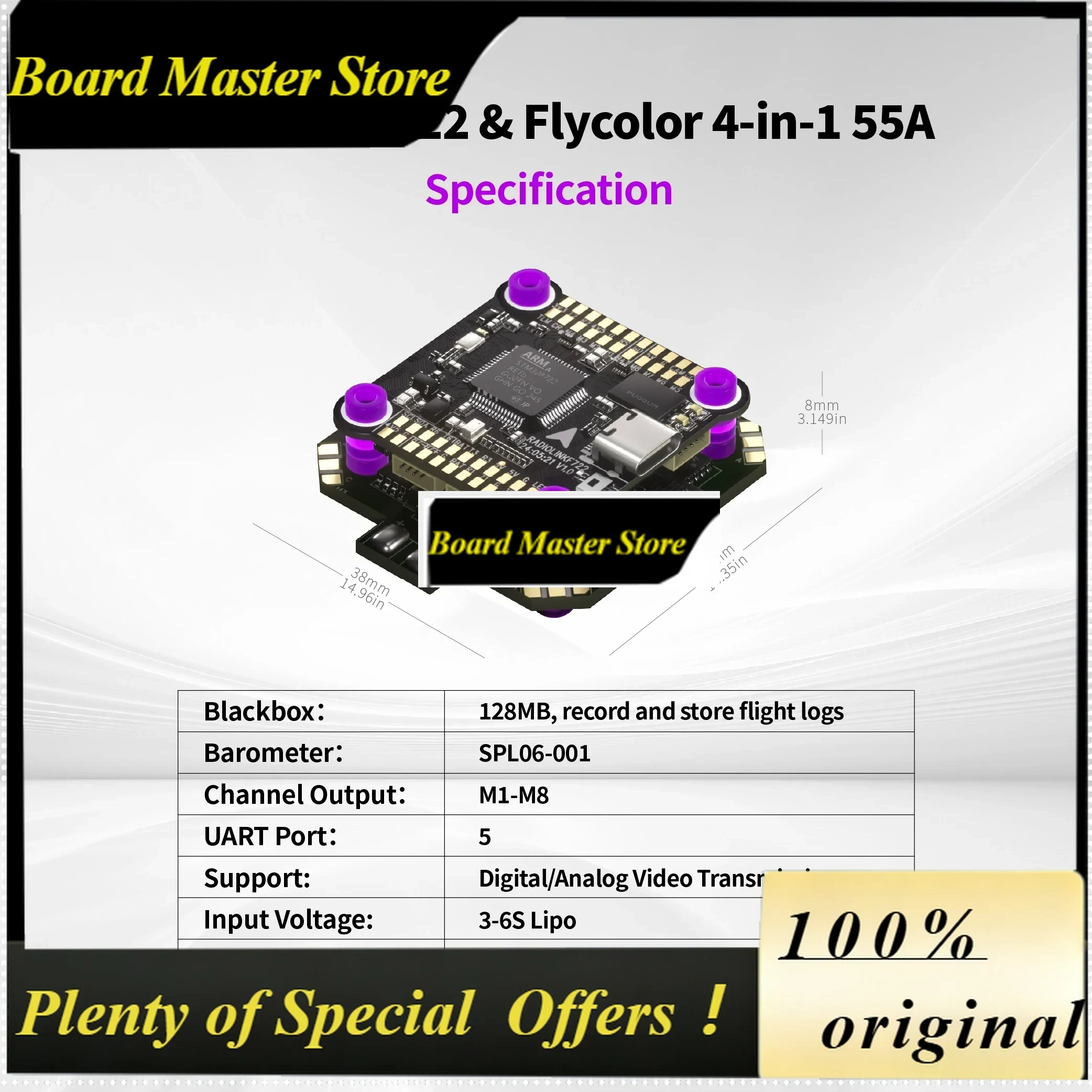 BoMaSRadiolink F722 Betaflight – Betaflight Fc F7 recenzja i cena